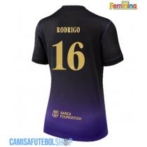 Camisa de time de futebol Barcelona Rodri Hernandez #16 Replicas 2º Equipamento Feminina 2026-27 Manga Curta
